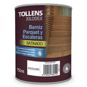 TOLLENS XILODEX BARNIZ PARQUET Y ESCALERAS AL AGUA SATINADO